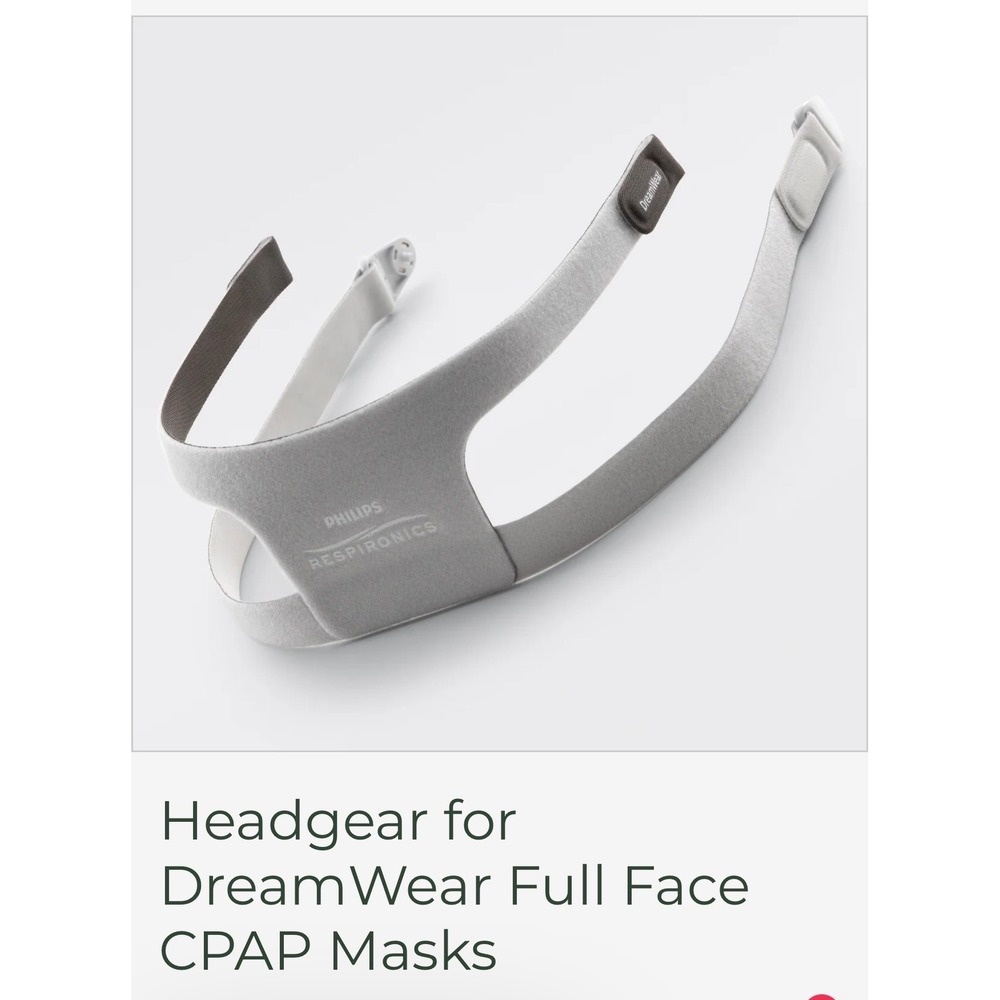 Philips CPAP Headgear Unisex OS Gray New DreamWear Full Face Mask Strap 1133450